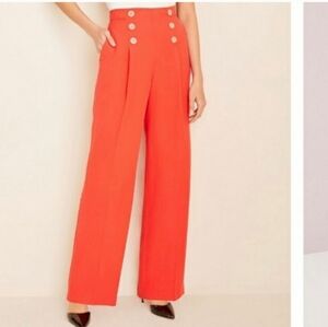 🌈 Beautiful Orange Ann Taylor Sailor Pants 🍊